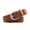 Brown, variant on HUANLEDASH Women Men Decorative Belt Adjustable Elastic Waistband Faux Leather Canvas Waistband Jeans Suit Pants Belt