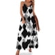 thumbnail image 1 of SUITES DE CASINO EN BLANCO Y NEGRO ARTE ABSTRACTO Vestido sin mangas elegante y chic para mujer Vestidos largos para mujer Vestidos de baile, 1 of 7