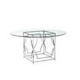 thumbnail image 2 of American Home Classic Edward Round Metal Dining Table in High Polish Gold, 2 of 9