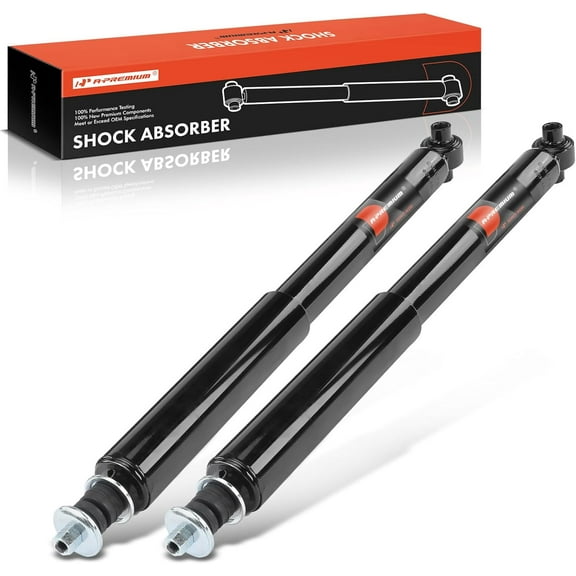 A-Premium Rear Pair (2) Shock Absorber Compatible with Ford Mustang 1982-1993, Fairmont 1981-1983, Granada 1981-1982, LTD 1983-1986 & Mercury Zephyr 1981-1983, Capri 1982-1986, Cougar, Marquis