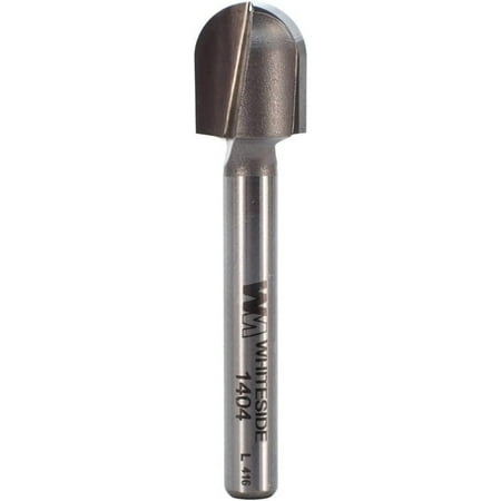

HetayC Router Bits 1404 Round Nose Bit with 1/4-Inch 1/2-Inch Cutting Diameter and 5/8-Inch Cutting Length