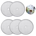 thumbnail image 1 of Apuakthei - 5 filtros de malla para prensa de café, 4 pulgadas, reutilizables, de acero inoxidable, para cafeteras de 8 tazas/34 oz/1000 ml, 1 of 7