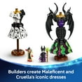 thumbnail image 5 of LEGO Disney Villains Maleficent’s and Cruella De Vil’s Dresses Kids Toy - Fashion Building Toy for Girls and Boys, Ages 9+ - Kids Toy for Disney Fans - Gift Idea for Birthdays & Holidays - 43262, 5 of 8