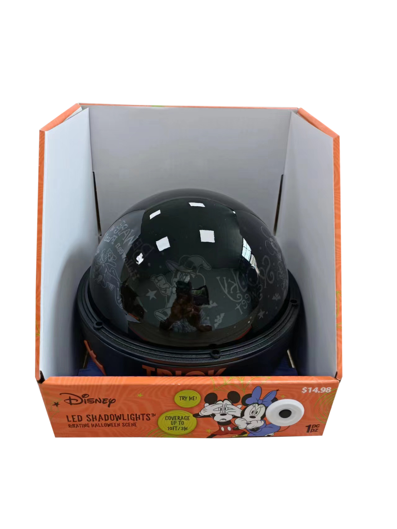 6.5 Inch Mickey Mouse Halloween Battery Operated ShadowLight