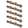 thumbnail image 1 of Mini pinzas para el pelo de doble capa con diamantes de imitación, pinzas antideslizantes con diseño de flores para mujeres y niñas., 1 of 5