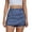 Dark Blue, variant on Breezora High Waist Ripped Denim Shorts for Women Wide Leg Elastic Tight Casual Summer Short Trousers Fashion Pull On Bottoms with Pockets
