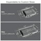thumbnail image 4 of Expandible Escurridor de Trastes sobre Fregadero de Acero Inoxidable con Soporte para Utensilios, Escurridor de Platos para sobre Fregadero, Estante para Fregadero de Cocina, Plata, 4 of 9