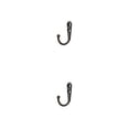 thumbnail image 2 of Yuarrent Colgador de montaje en pared Accesorio de organización del hogar Perchas colgantes Toalla Ropa Sombrero Gancho de almacenamiento tipo 4 2piezas, 2 of 6