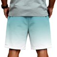 thumbnail image 4 of Satingcolo Men's Baggy Sweat Shorts Fleece Lounge Shorts Casual Lightweight Drawstring Y2k Loose Fit Shorts Khaki M, 4 of 5
