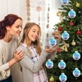 thumbnail image 4 of Coollooc 3D Beach Christmas Ornament, 2Pcs Blue Sea Theme Holiday Ball for Christmas Tree, Beach House Decor & Tropical Party, Nature Decorations for Holiday Decors & Seasonal(M,3D), 4 of 7