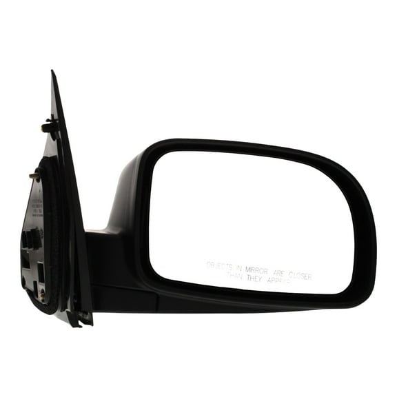 MIRROR Compatible For 2007-2012 Hyundai Santa Fe Right Passenger Heated Power Glass Textured Black