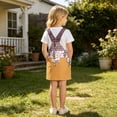 thumbnail image 7 of WERYOUNG Kids Girls Sleeveless Dresses Ice Printed Overalls Dress With Pocket Casual Suspender Dress Trendy Sundress 10-11 Years, 7 of 7