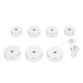 thumbnail image 1 of Watch Back Cover Press Tool, Round 7Pcs Threaded Centre Aluminium Alloy Professional Bezel Case Press Die  for Watches, 1 of 7
