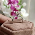 thumbnail image 5 of 1Ct Lab Created Diamond Round Cut Solitaire Engagement Ring 14K White Gold Plated, 5 of 5