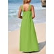 thumbnail image 2 of Vestido de verano PRETTYGARDEN para mujer 2025 con tiras holgadas, verde, 2 of 9