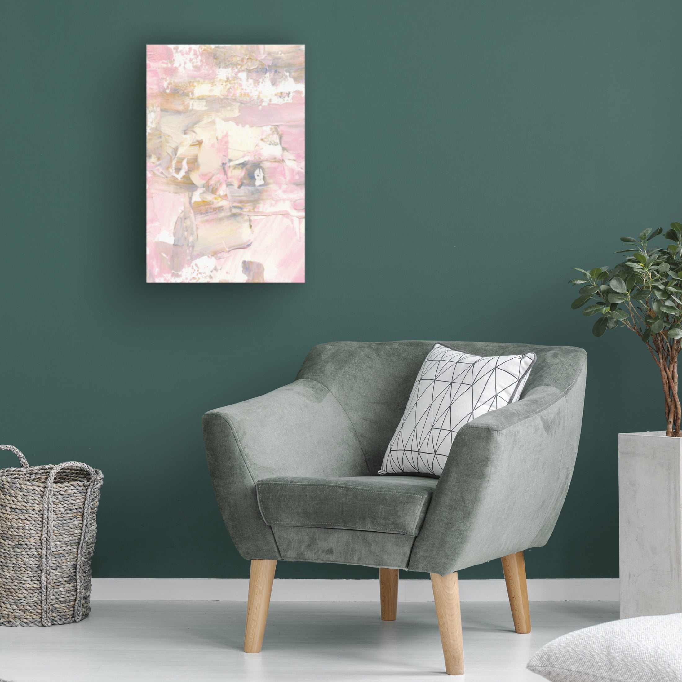 Trademark Fine Art uplusmestudio Distorted Spring Canvas Wall Art