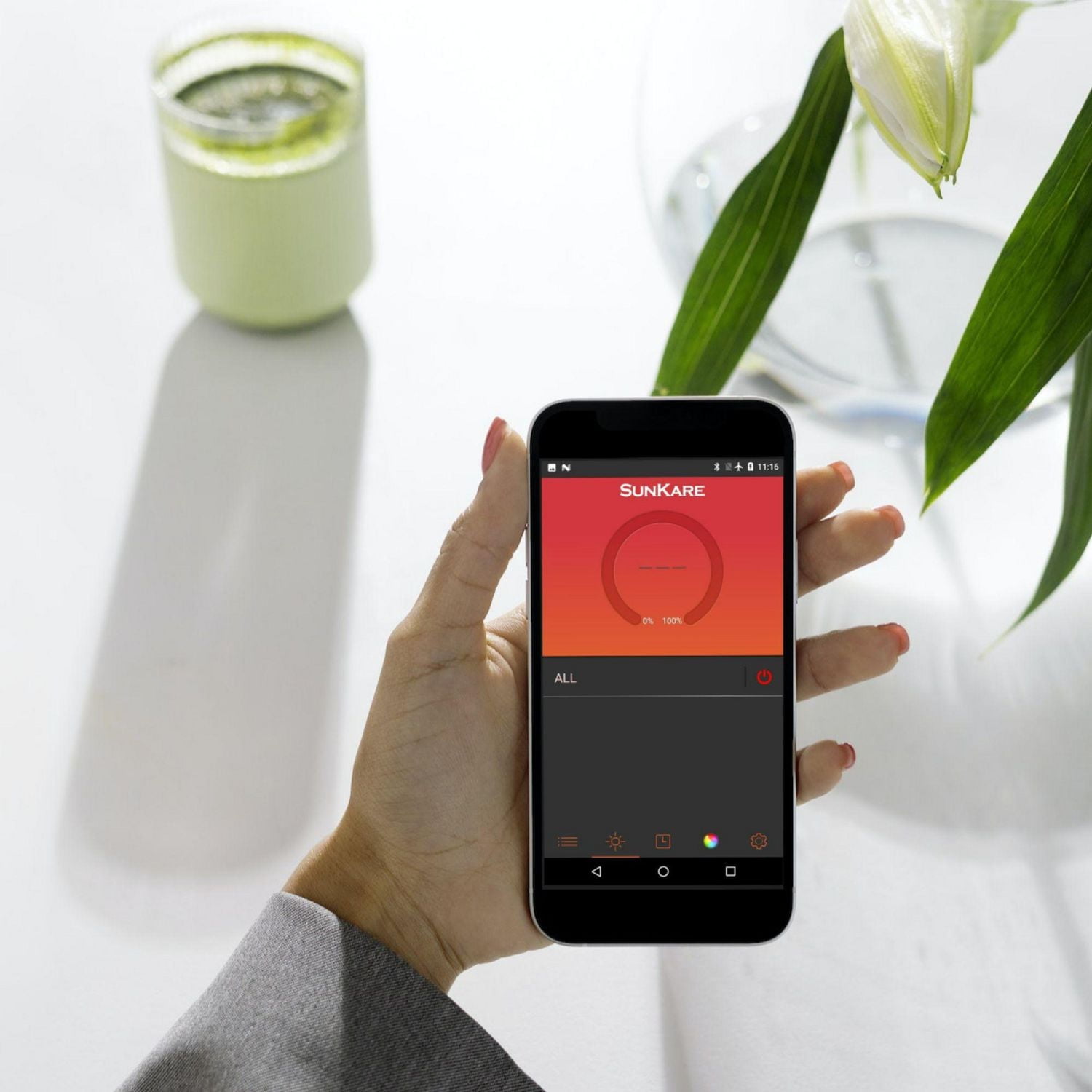 Paramount Smart Electric Heater with Bluetooth Speakers, Gunmetal Grey