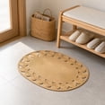thumbnail image 4 of Bedroom Bedside Mat Rope Woven Rug Jute Household Wear- Foot Mat Home Use -wear Modern, 4 of 5