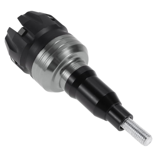 Protector de guardabarros de motocicleta de aleación de aluminio de 12mm, marco de slider, protector de choque, 50mm, 117mm con tornillo, tono titanio, 1 juego