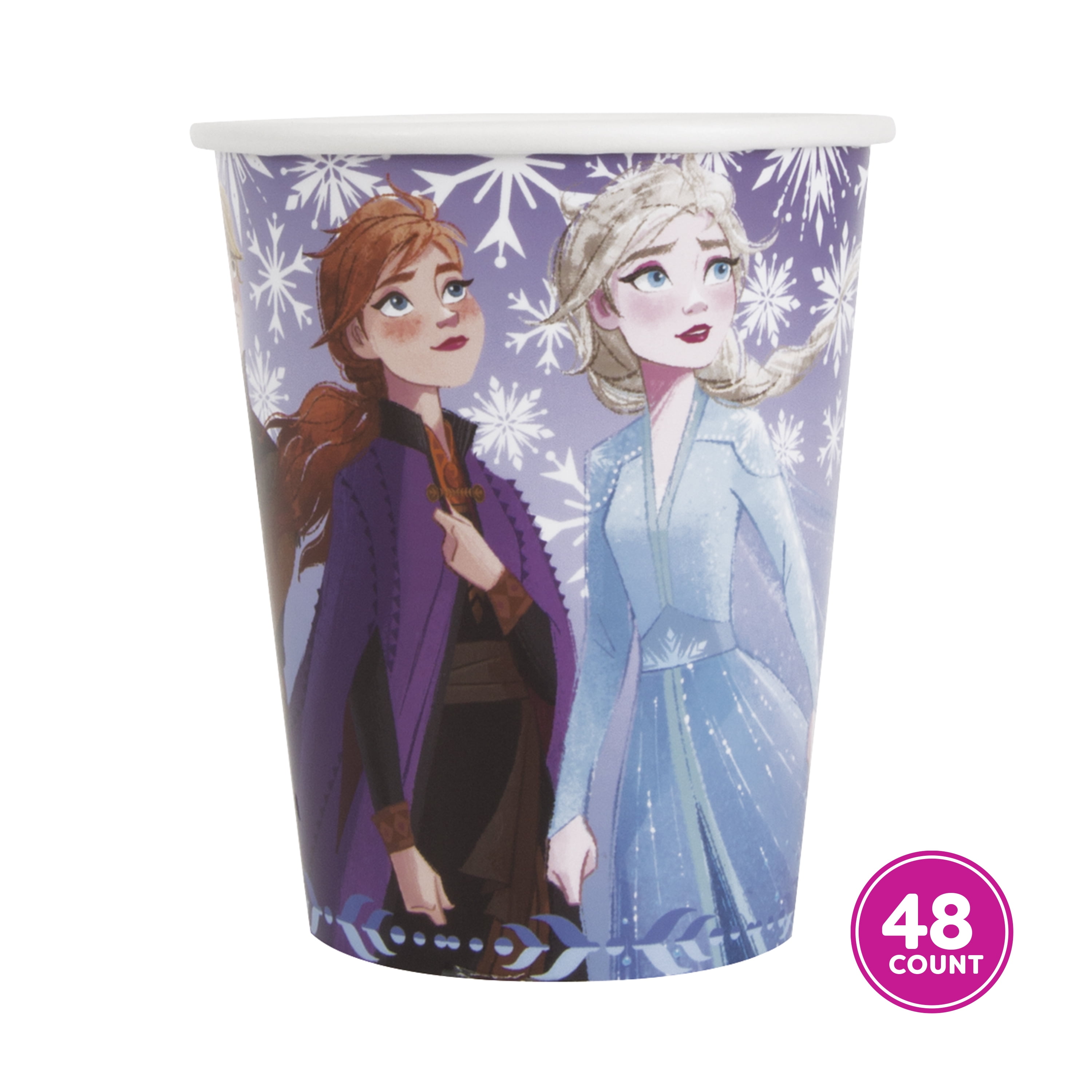 Disney Frozen Birthday Party Paper Cups, 9oz, 48ct ...