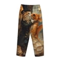 thumbnail image 5 of Balery Cat Fish Dance Vintage print Women's Pajama Pants,Ultra Lightweight Pjs,Lounge Pant-XX-Large, 5 of 9