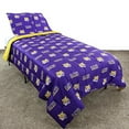thumbnail image 2 of LSU Tigers 2 Pc Reversible Cotton Comforter Set, 1 Comforter, 1 Sham, Twin, 2 of 4
