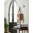 thumbnail image 4 of Amerock Kinsale Transitional Double Prong Matte Black Wall Hook, 4 of 9