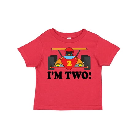 

Inktastic Race Car 2nd Birthday Boys Racing Gift Toddler Boy Girl T-Shirt
