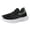 Black, variant on Toddler Boys Girls Breathable Slip On Sneakers Kids Lightweight Tennis Shoes Non Slip Walking Loafers