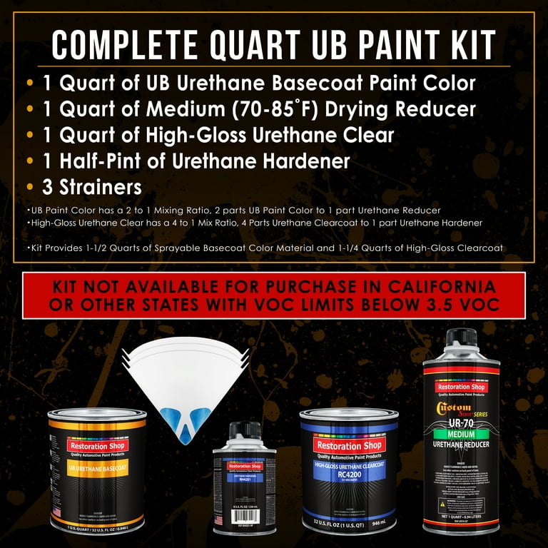 Dura-gold Premium Black Dry Guide Coat Kit, 7 Ounces (200 Grams) - Powder That Instantly Highlights Auto Bodyshop Repair Surface Imperfections Defects