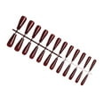 thumbnail image 2 of Fake Nail Set French Style Scratch Trend Press-on Fingernails Resistant Press-on Fingernails Full Cover Removable Trimble Adjustable Manicure Stickers Type 2, 2 of 6
