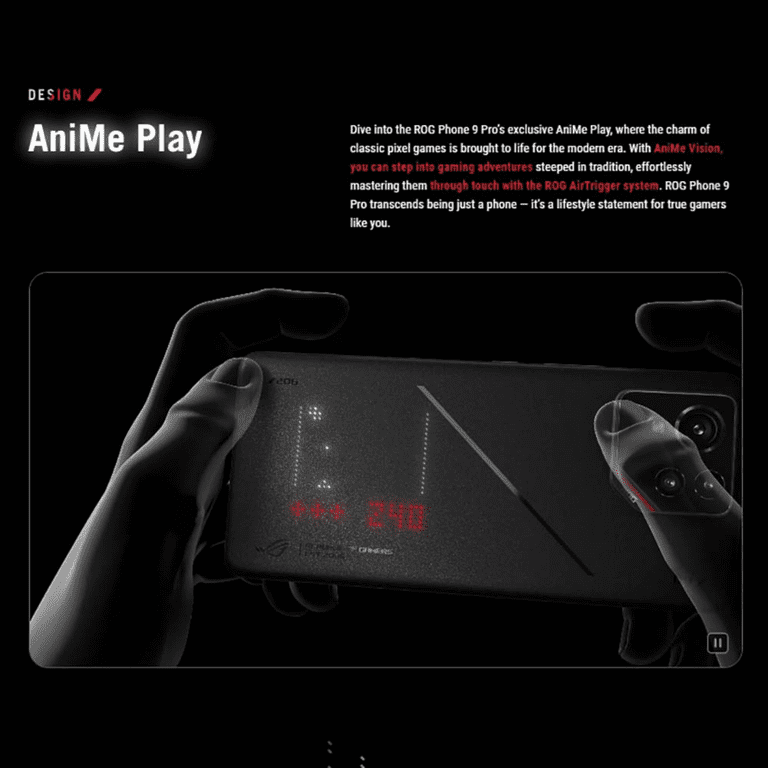 ROG Phone 9 Pro 16+512GB 6.78inch Display 2k 165Hz 5G Gaming phone