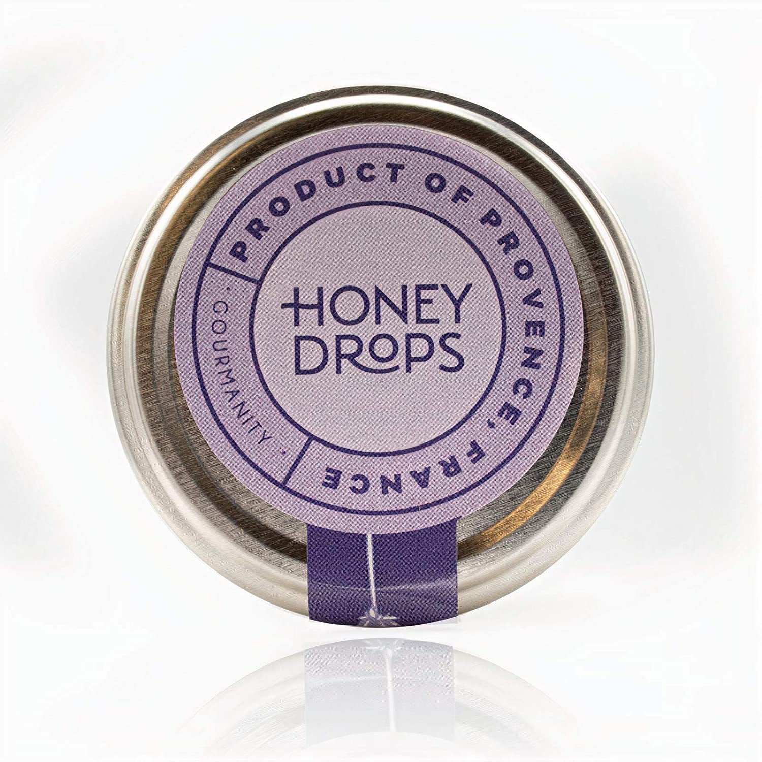 Gourmanity Honey Drops Made with Lavender Honey, Fruity and Floral Touch Carefully Crafted from Natural Honey, Gift your Family Artisan European Candy, Made in Provence, France, 7oz (Pack of 2)