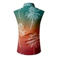 thumbnail image 4 of LTTVQM Mens Hawaiian Shirts 2026 Summer Beach Sleeveless Button Down Shirt Casual Loose Tropical Print T-Shirts Holiday Clothing Red L, 4 of 5