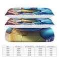 thumbnail image 2 of Squirtle 3-Piece Bedding Set (1 Duvet Cover + 2 Pillow Shams) Soft And Skin-friendly Breathable And Dry Bedding for A Comfortable Night's Sleep Twin Size (86"x70"), 2 of 8