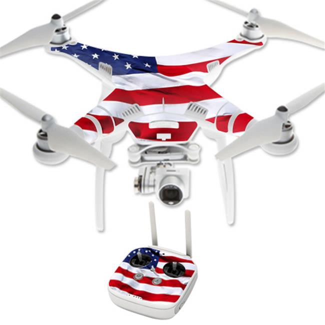 MightySkins DJI Phantom 4 Drone Skin Wrap - Red Camo Decal Sticker, Protective Vinyl Cover - View #10