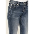 thumbnail image 4 of Miss Me Women's Dark Wash Mid Rise Dreamcatcher Pocket 34" Bootcut - M9292B 31W x 34L, 4 of 4
