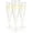 Silver Glitter, variant on 200 Disposable Champagne Flutes Plastic 200 Pack - Silver Glitter Champagne Flutes for Weddings, Parties, and New Year’s Eve - 4.5 Oz Plastic Silver Party Glasses