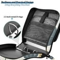 thumbnail image 2 of 3 Ring Zipper Binder with Shoulder Strap Waterproof Trapper Keeper 2 Inch D-Ring 500 Sheets Capacity Cars Tree Building, 2 of 7