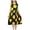 E018-Black, variant on Girls Spring Summer Floral Sleeveless Dress Round Neck Soft Cinched Waist Casual Cute Sundress for 2-11 Years