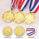 thumbnail image 3 of Medallas de Oro Uxcell de 2 Pulgadas Premio Ganador 1er Lugar con Cinta al Cuello Roja Blanca Azul 6 Pcs, 3 of 7