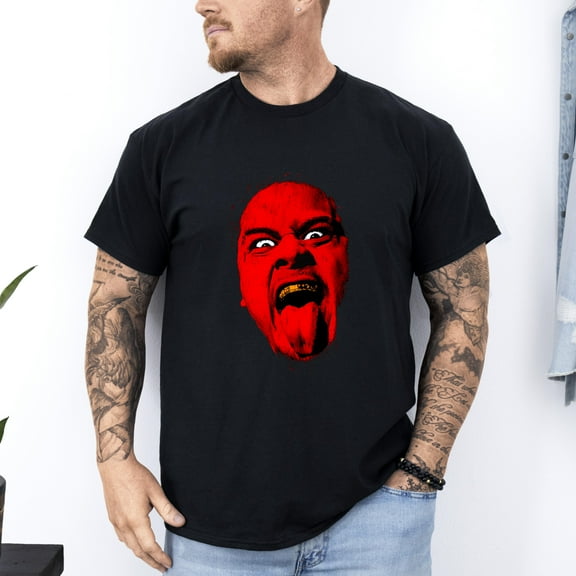 Zilla Fatu WWE Face Shirt with Bold Graphic Design for Wrestling Fans and WWE Enthusiasts, for men & women, up to size 5XL.