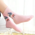 thumbnail image 5 of Fesfesfes 5 Pairs Kids Socks Cute Print Children Middle Tube Socks Girls and Boys Comfy Warm Socks, 5 of 9