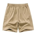 thumbnail image 6 of UDAUDU Men's Hiking Cargo Shorts Athletic Stretch Quick Dry Lightweight Shorts for Men Outdoor Fishing Shorts with Pockets Khaki M, 6 of 6