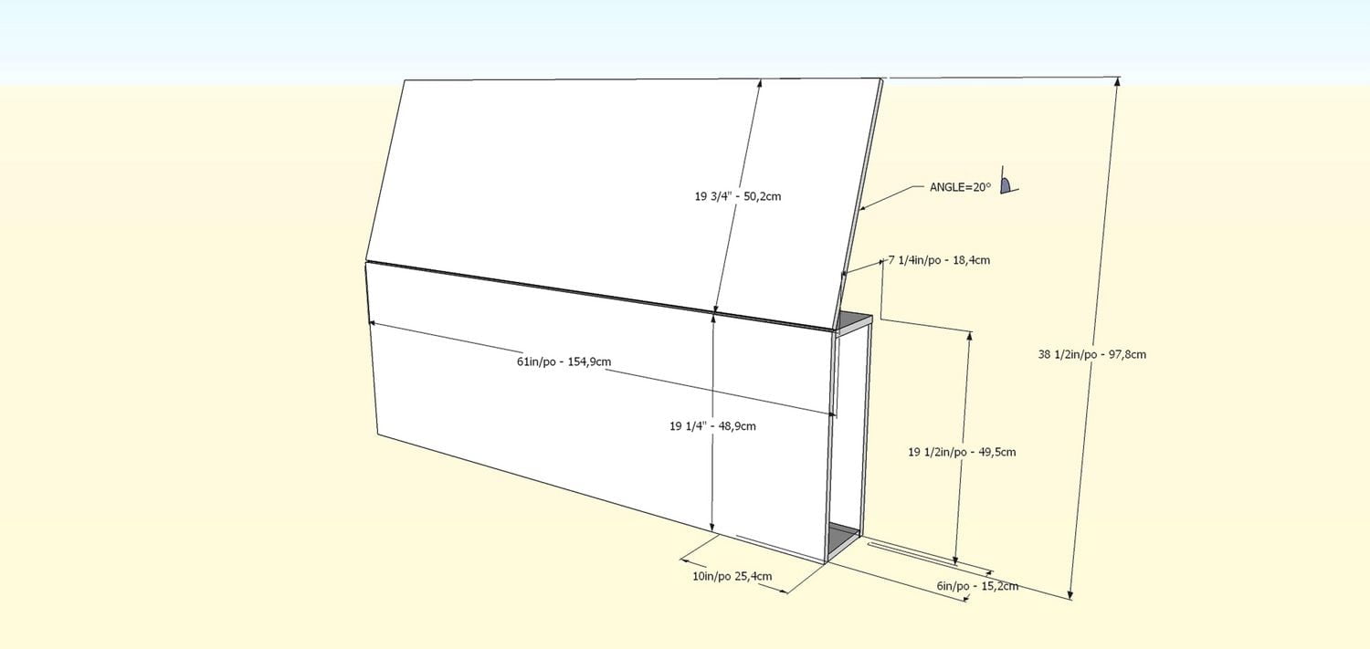 Nexera Tête de lit avec rangement