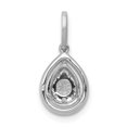 thumbnail image 7 of 14K White Gold Diamond Pear Shape Pendant (0.343Cttw), 7 of 7
