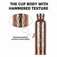 thumbnail image 2 of Copper Water Bottle 800ml – Handmade Polished Ayurvedic Copper Bottle for Drinking Water, Temperature Retention, Office, Travel, Camping, 2 of 9