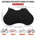 thumbnail image 2 of Housse de Protection pour Vélo WEST, Vélo de Montagne, Vélo de Route, Housse de Support de Roue Antipoussière, Sac de Rangement Anti-Rayures pour Vélo, 2 of 8