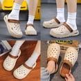 thumbnail image 5 of Cyiecw Unisex Garden Clogs Shoes Womens Mens Sandals Breathable Anti-Slip Beach Slippers Outdoor Pool Quick Dry Casual Sandals, 5 of 7