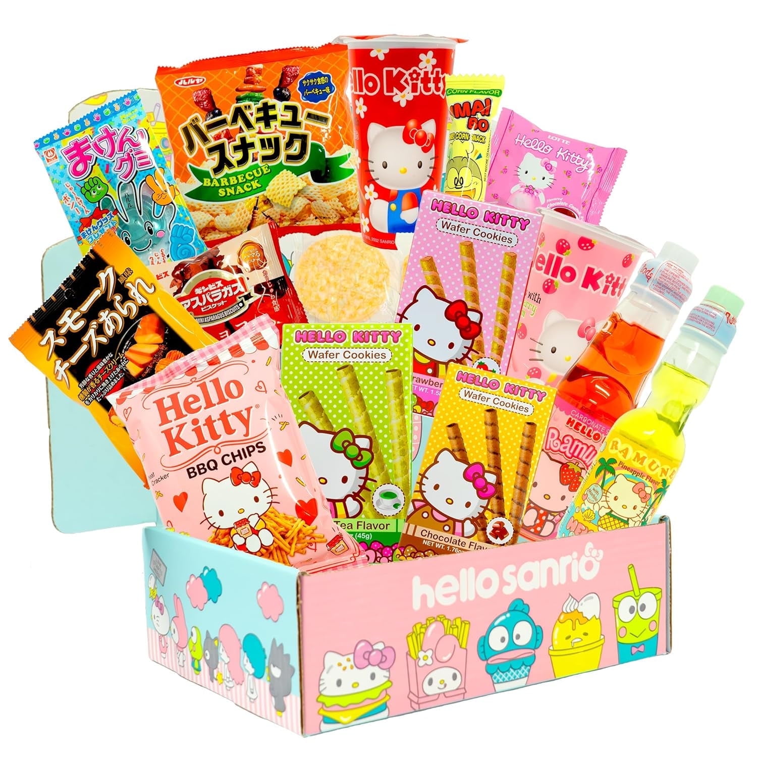 Hello Kitty Mystery Crate Snack Box, Sanrio Collectible, Japanese